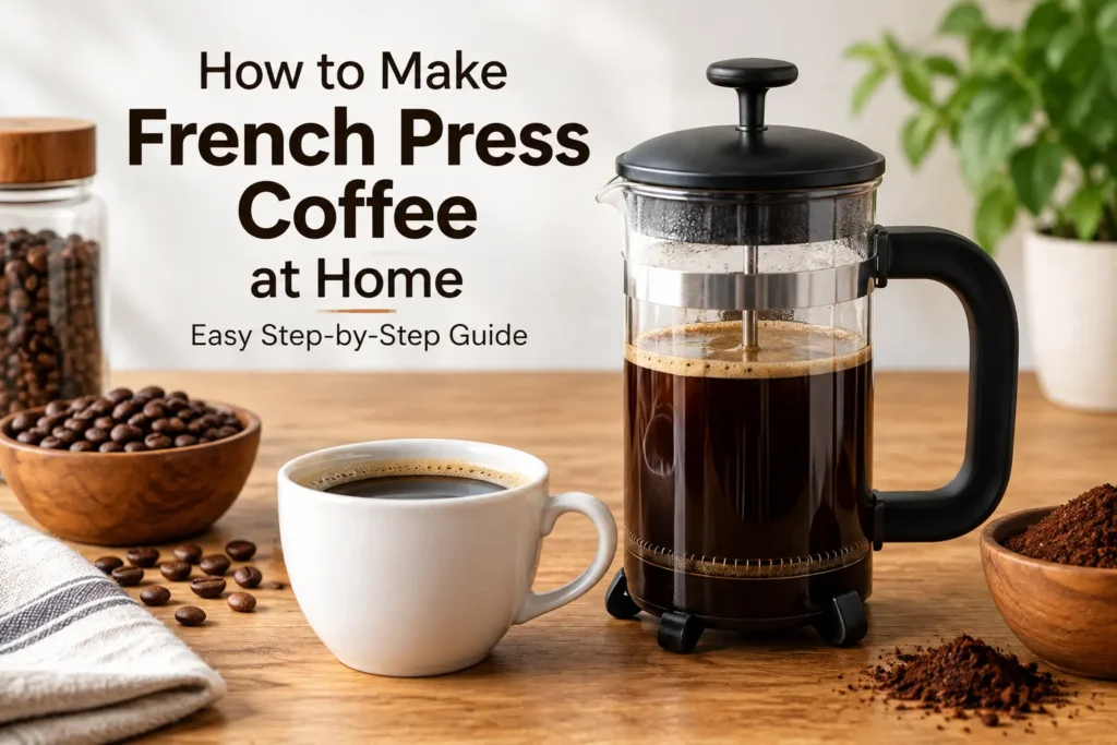 How to Make French Press Coffee at Home – Easy Step-by-Step Guide
