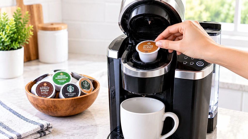 Insert the Coffee Pod Correctly
