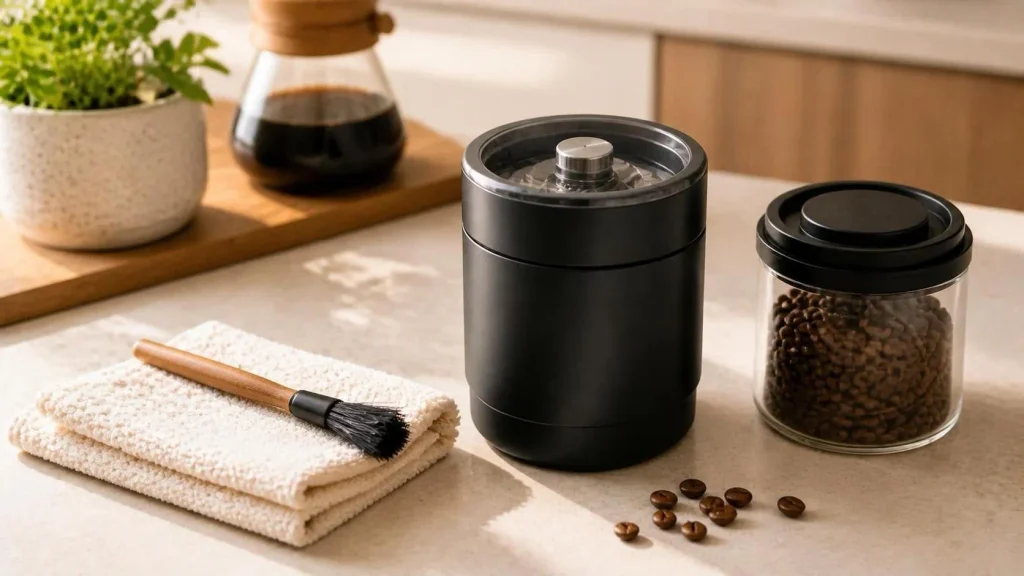 Coffee grinder maintenance and cleaning tips